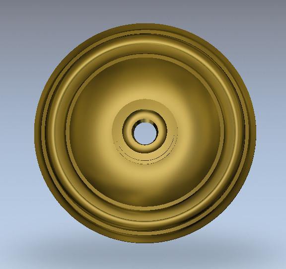 STL Format 3D Furniture Ceiling Decoration Round Patterns - 094 - Extrusion and CNC