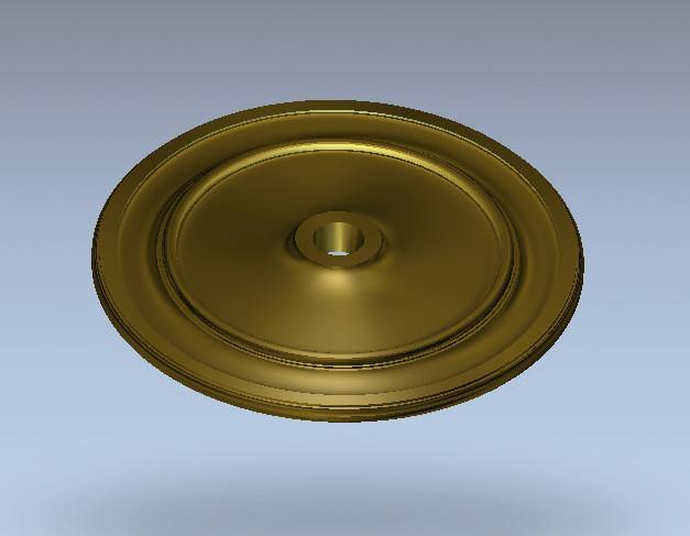 STL Format 3D Furniture Ceiling Decoration Round Patterns - 100 - Extrusion and CNC