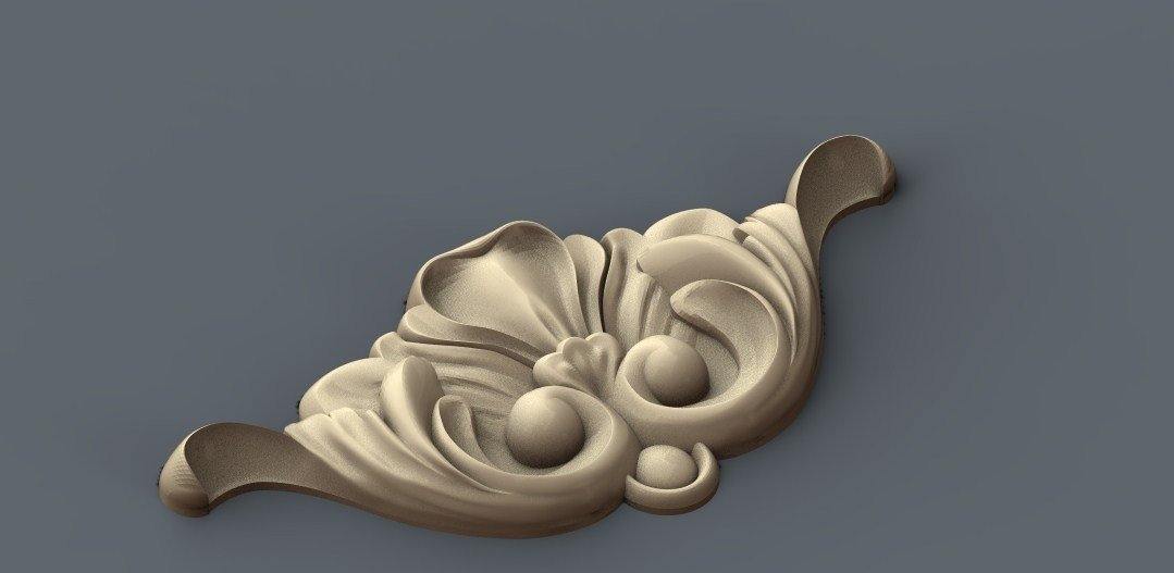 STL Format 3D Furniture Decoration - 007 - Extrusion and CNC