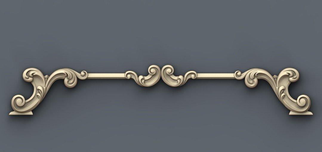 STL Format 3D Furniture Decoration - 008 - Extrusion and CNC