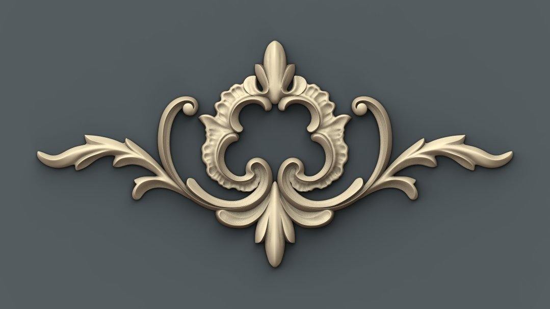 STL Format 3D Furniture Decoration - 012 - Extrusion and CNC