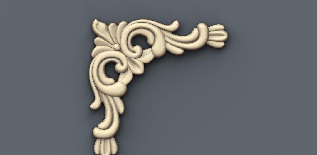 STL Format 3D Furniture Decoration - 032 - Extrusion and CNC
