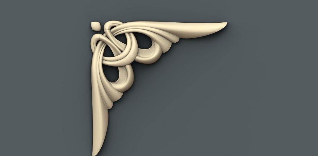 STL Format 3D Furniture Decoration - 040 - Extrusion and CNC