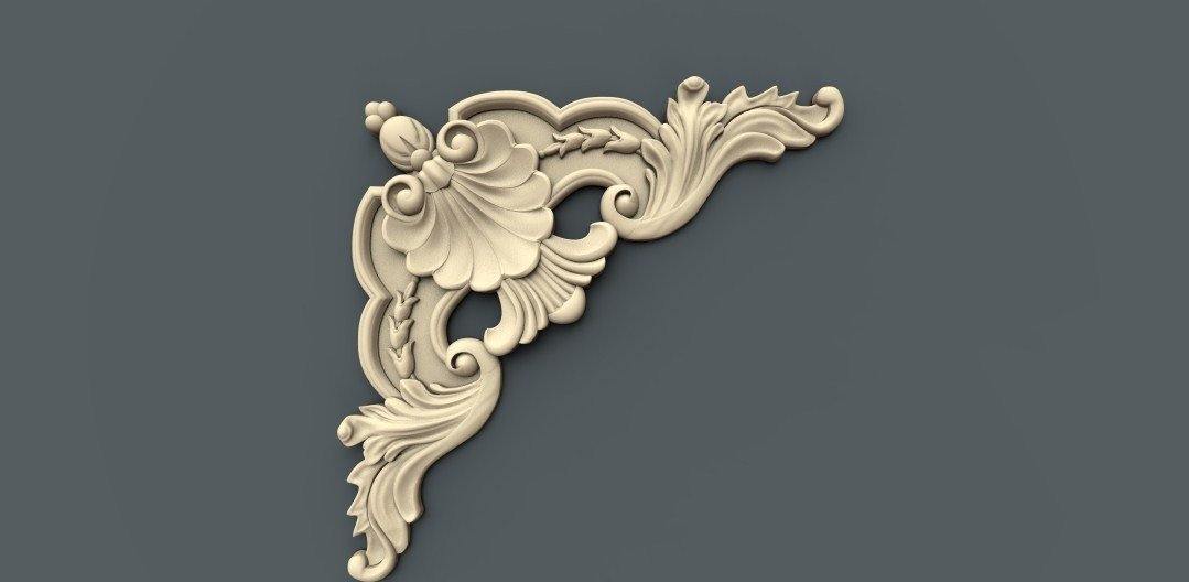 STL Format 3D Furniture Decoration - 042 - Extrusion and CNC