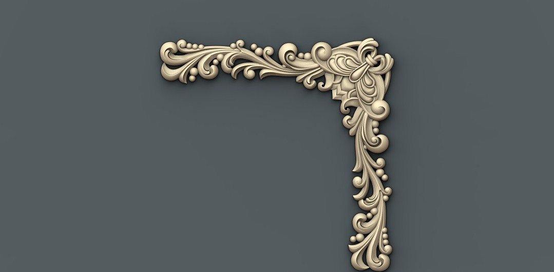 STL Format 3D Furniture Decoration - 046 - Extrusion and CNC