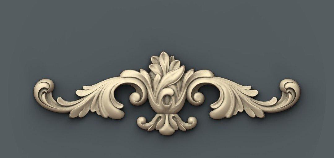 STL Format 3D Furniture Decoration - 053 - Extrusion and CNC