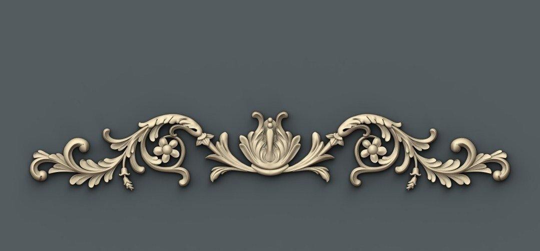 STL Format 3D Furniture Decoration - 057 - Extrusion and CNC