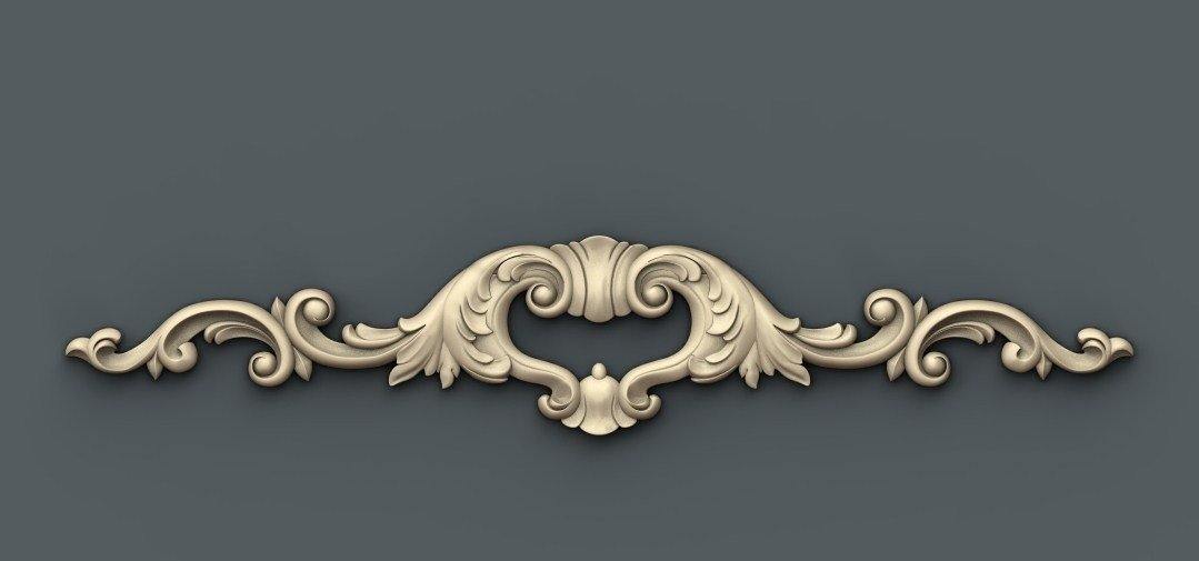 STL Format 3D Furniture Decoration - 058 - Extrusion and CNC