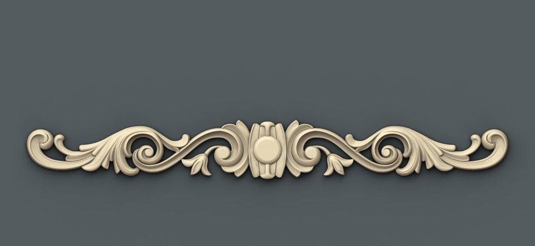 STL Format 3D Furniture Decoration - 062 - Extrusion and CNC