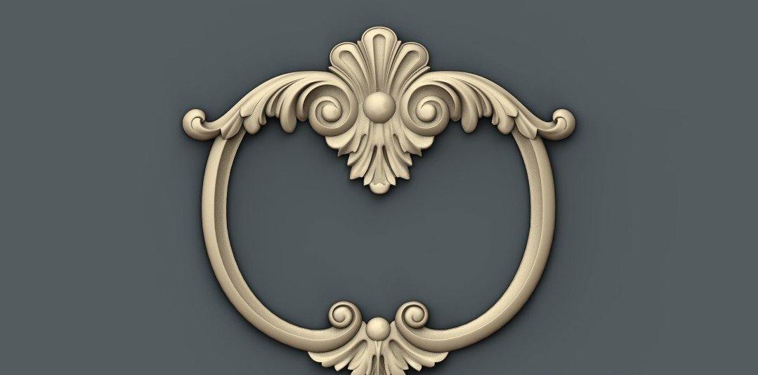 STL Format 3D Furniture Decoration - 063 - Extrusion and CNC