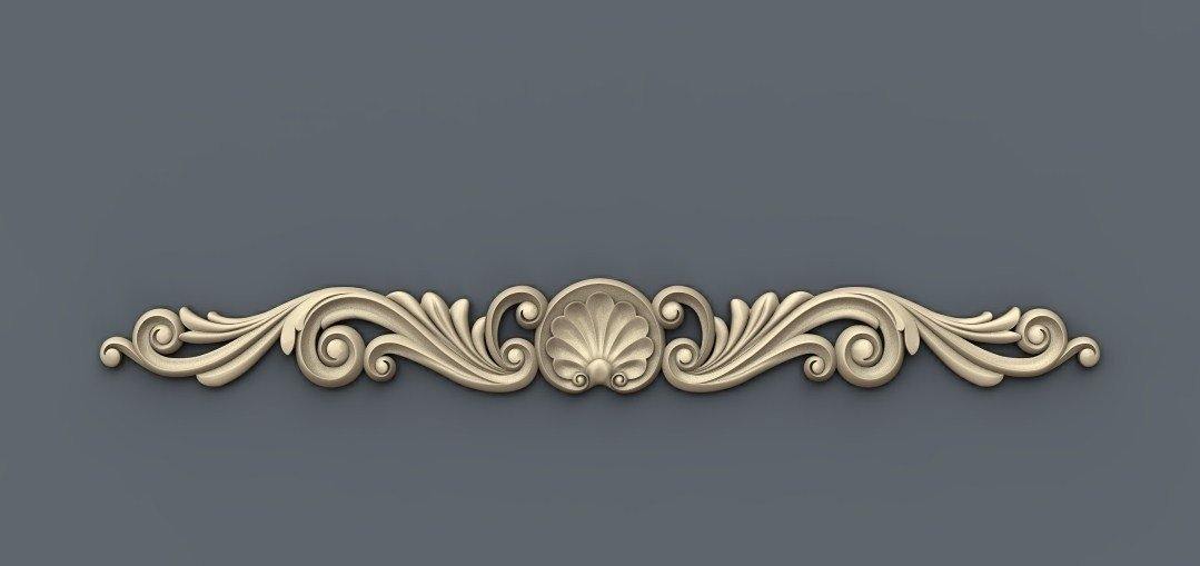 STL Format 3D Furniture Decoration - 064 - Extrusion and CNC