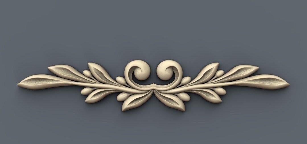STL Format 3D Furniture Decoration - 065 - Extrusion and CNC
