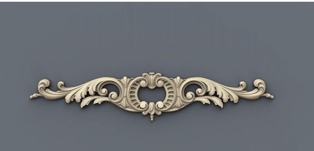 STL Format 3D Furniture Decoration - 067 - Extrusion and CNC