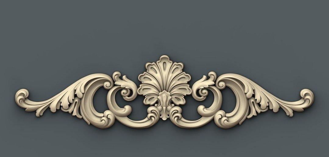 STL Format 3D Furniture Decoration - 069 - Extrusion and CNC