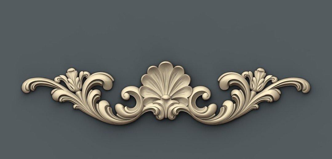 STL Format 3D Furniture Decoration - 073 - Extrusion and CNC