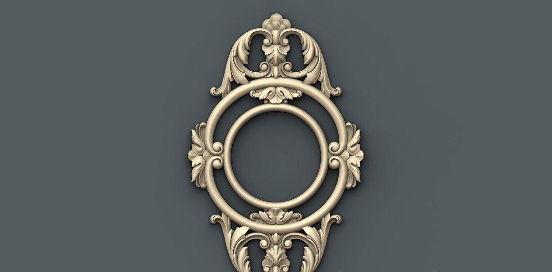 STL Format 3D Furniture Decoration - 078 - Extrusion and CNC