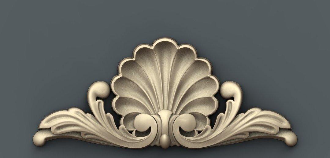 STL Format 3D Furniture Decoration - 084 - Extrusion and CNC