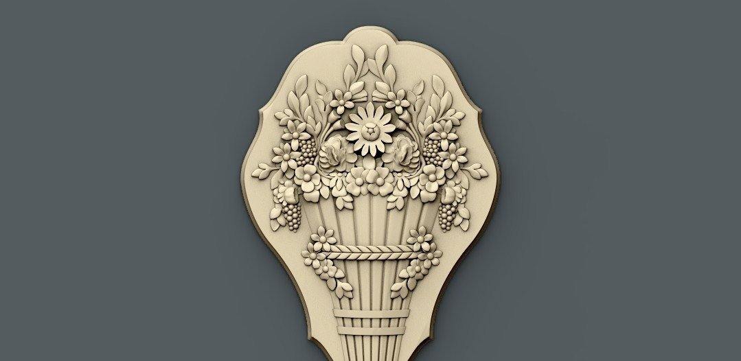 STL Format 3D Furniture Decoration - 086 - Extrusion and CNC