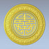 STL Format 3D Furniture Decorativ Round Patterns - 001 - Extrusion and CNC