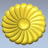 STL Format 3D Furniture Decorativ Round Patterns - 006 - Extrusion and CNC