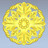 STL Format 3D Furniture Decorativ Round Patterns - 032 - Extrusion and CNC