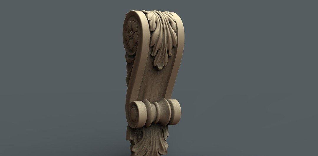 STL Format 3D Furniture , Doors Decoration Figure - 002 - Extrusion and CNC