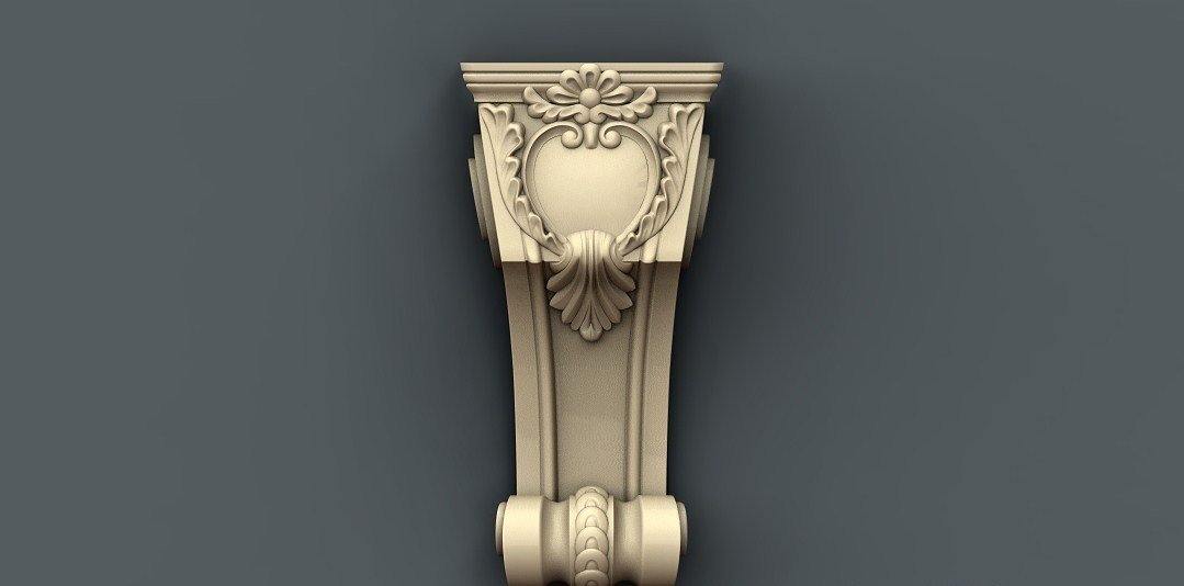 STL Format 3D Furniture , Doors Decoration Figure - 003 - Extrusion and CNC