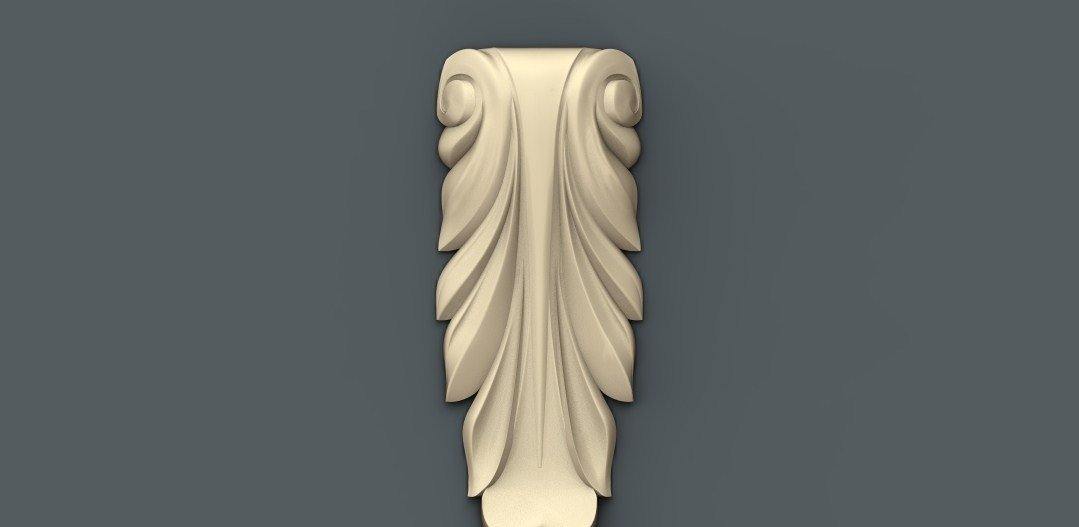 STL Format 3D Furniture , Doors Decoration Figure - 005 - Extrusion and CNC
