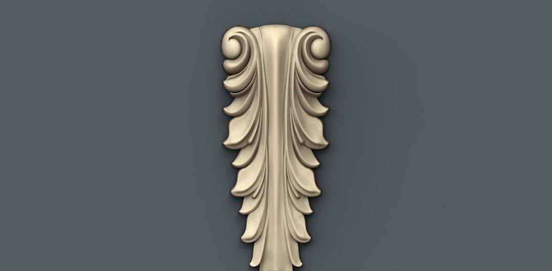 STL Format 3D Furniture , Doors Decoration Figure - 009 - Extrusion and CNC