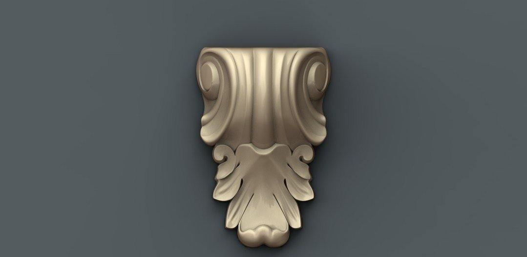 STL Format 3D Furniture , Doors Decoration Figure - 010 - Extrusion and CNC