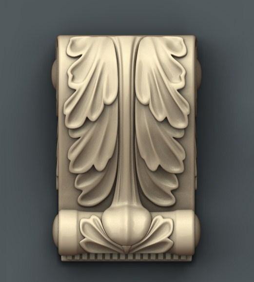 STL Format 3D Furniture , Doors Decoration Figure - 015 - Extrusion and CNC