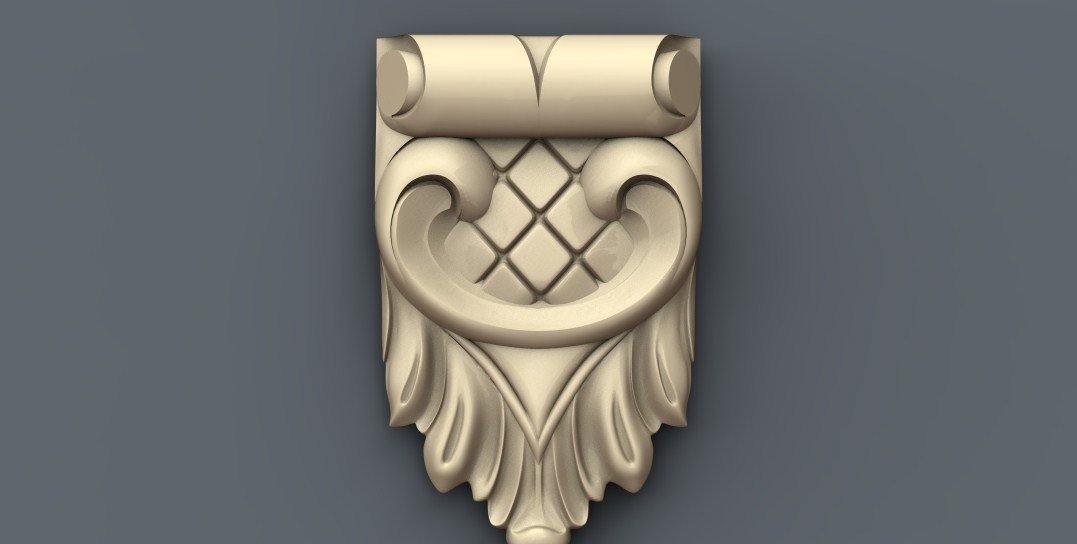 STL Format 3D Furniture , Doors Decoration Figure - 019 - Extrusion and CNC