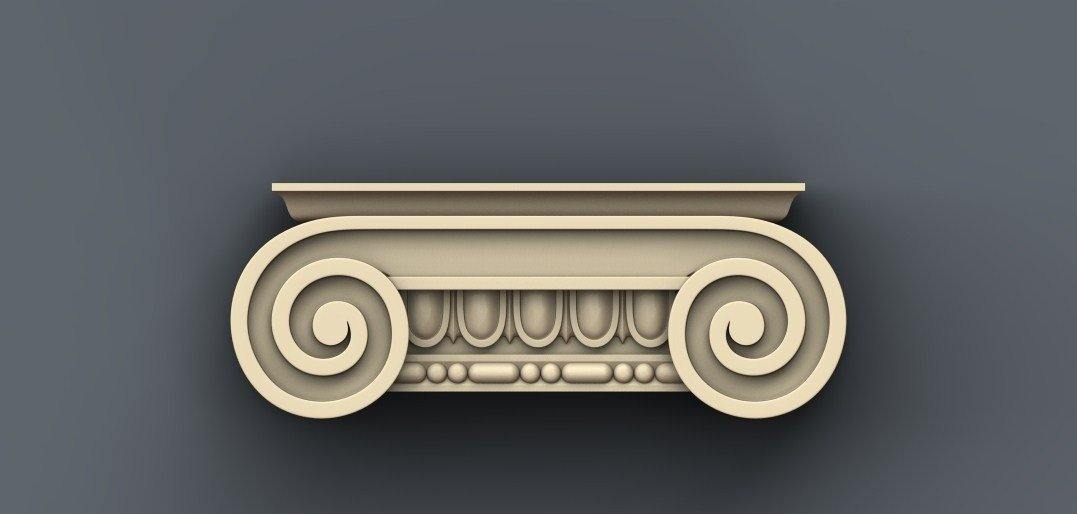 STL Format 3D Furniture , Doors Decoration Figure - 043 - Extrusion and CNC