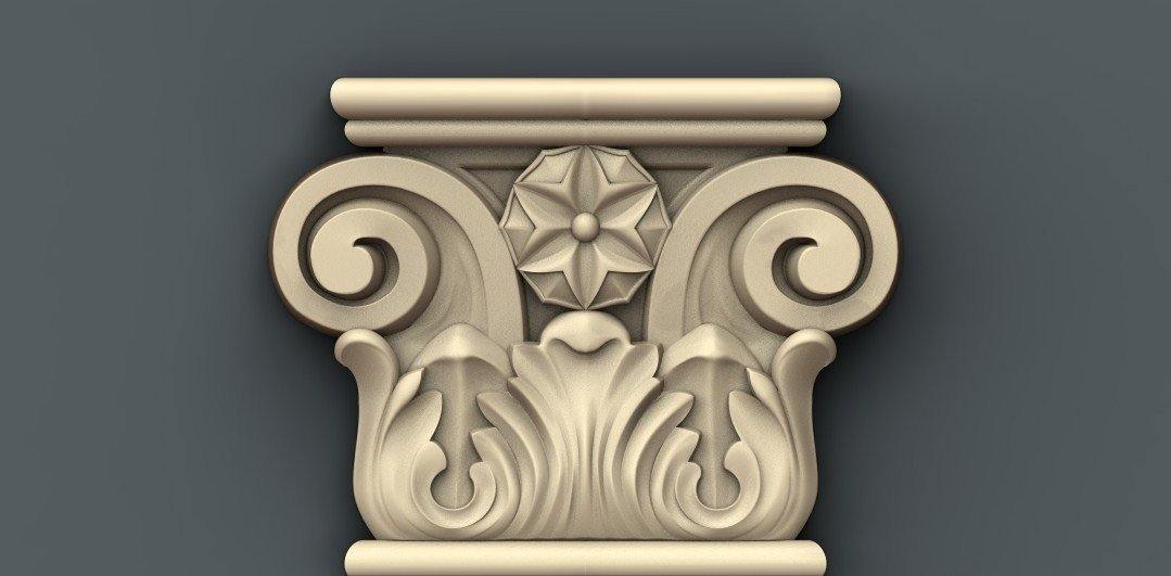 STL Format 3D Furniture , Doors Decoration Figure - 045 - Extrusion and CNC