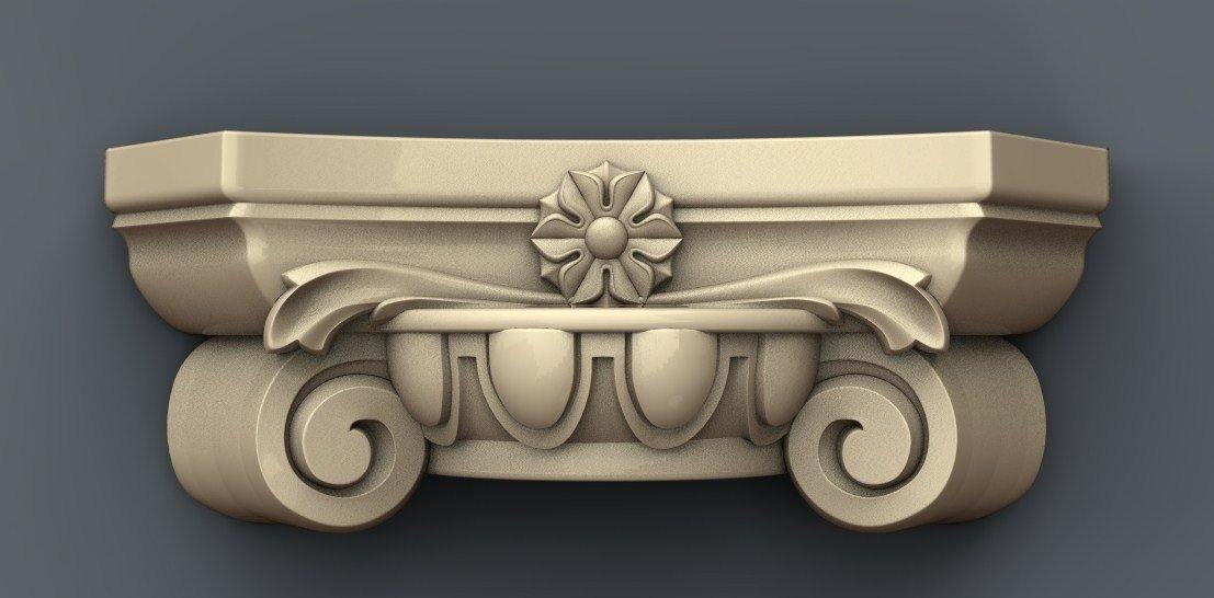 STL Format 3D Furniture , Doors Decoration Figure - 049 - Extrusion and CNC