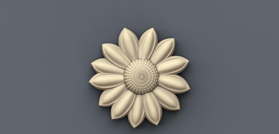 STL Format 3D Furniture , Doors Decoration Round - 022 - Extrusion and CNC