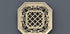 STL Format 3D Furniture , Doors Decoration Square - 035 - Extrusion and CNC