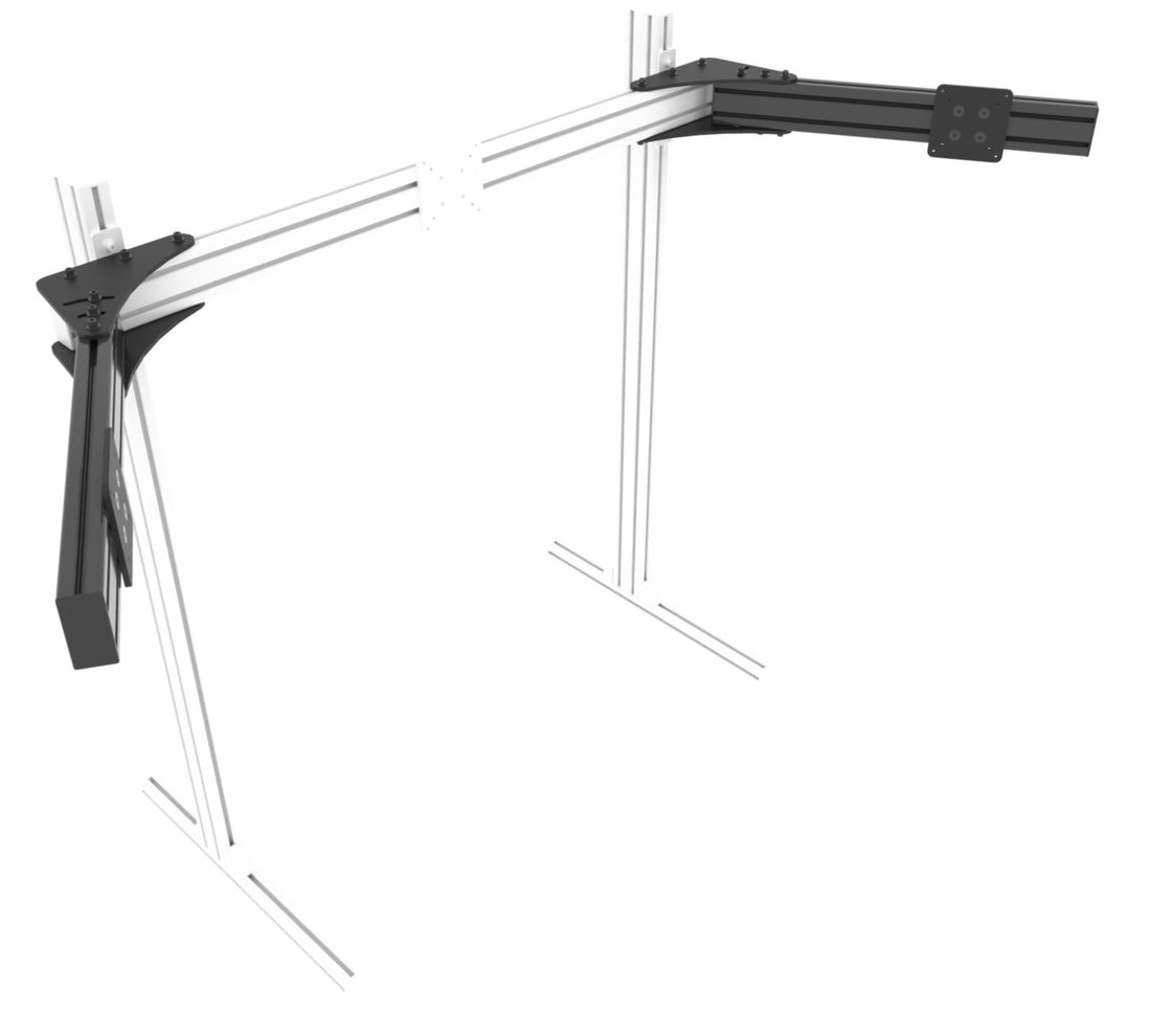 Triple Monitor Mount - Extrusion and CNC