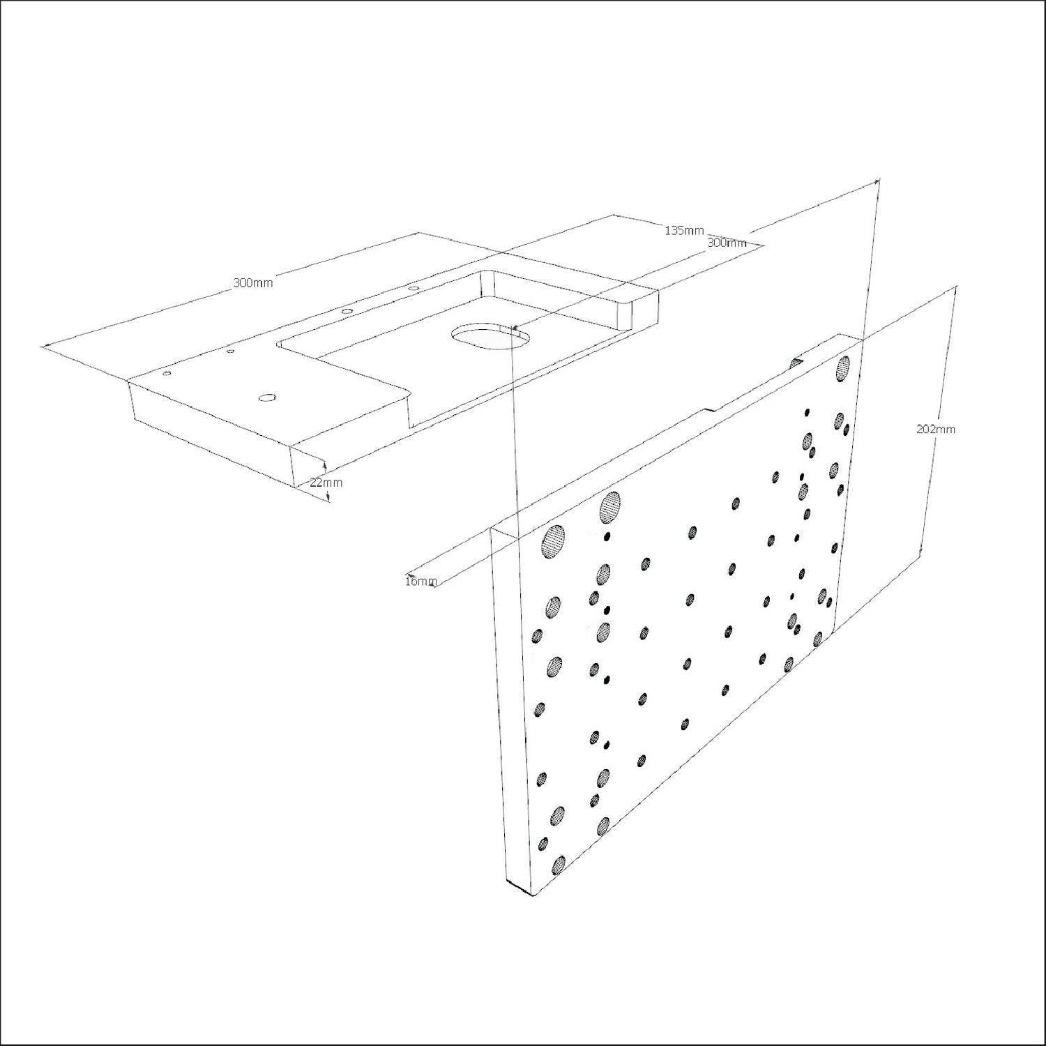 Z and RNP plates - Extrusion and CNC